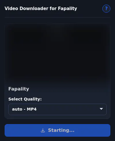 Fapality Video Downloader browser extension screenshot 6